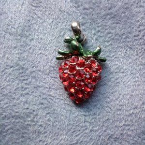 Strawberry Pendant Necklace